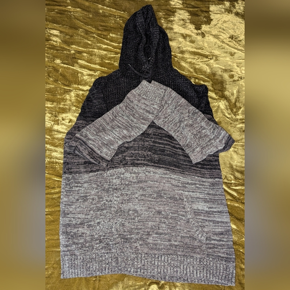 Retrofit Charcoal and Heather Gray Hoodie Sweater